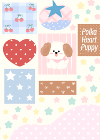 Polka Heart Puppy