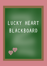 LUCKY HEART BLACKBOARDj-DUSTY RED