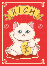The maneki-neko (fortune cat)  rich 14