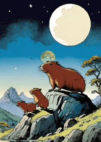 Ukiyo-e - Capybara afa026