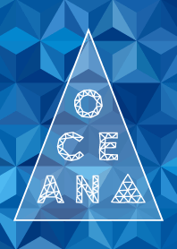 triangle ocean-blue-