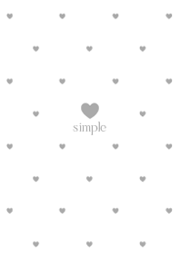 Tiny Heart (D) -  White 02