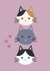 Simple cats/baby pink ver.2
