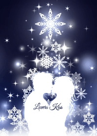 ♥ペア♥Lovers Kiss Snow Crystal Tree B