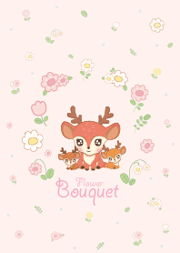 Little Deer Sweet Flower Bo...