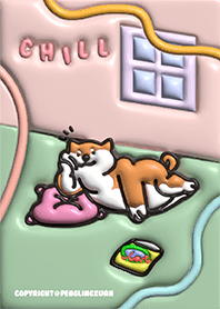 3D Chill Shiba Inu - Adorable Clay Art