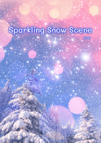 Sparkling Snow Scene from Japan