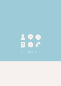 SIMPLE(beige blue)V.191b