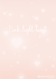 シンプル ピンク ライト ハート
