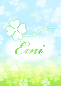 【えみ】専用幸運のクローバー 空色