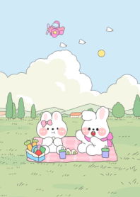 rabbit camping