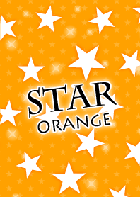 シンプルな星柄の着せかえ-オレンジ-