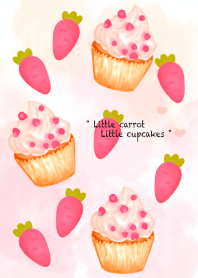 Cute pink carrot cupcake 4