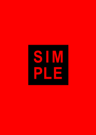 シンプルシール(ブラック レッド)V.13