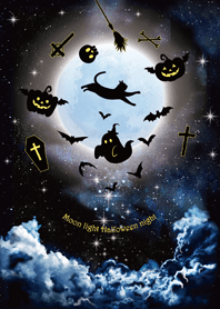 Moon light Halloween night