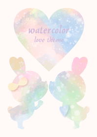 watercolor Love Theme 80