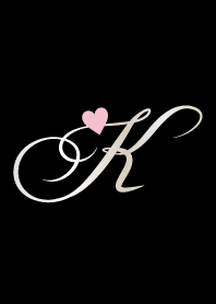 INITIAL- K- WHITEGOLD