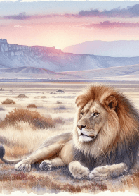 Lion's Sunset Watch