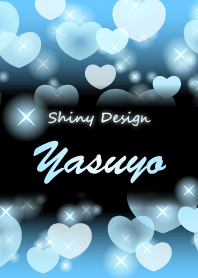 Yasuyo-Name-Light blue Heart