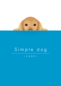 simple dog/cyan