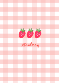 strawberry plaid =red=
