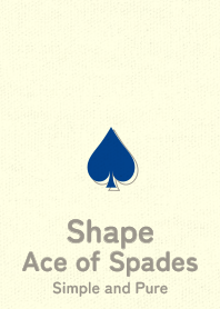 Shape spades  Royal blue