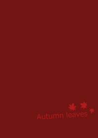 Simple autumn leaves
