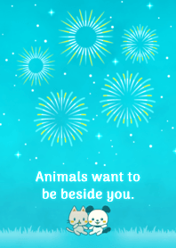 Animals want to be beside you.050-2BlueG