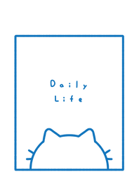 Cat Head (line) /blue white