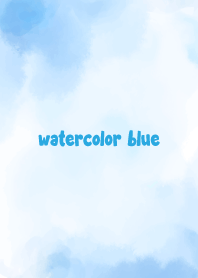 Watercolor blue 17