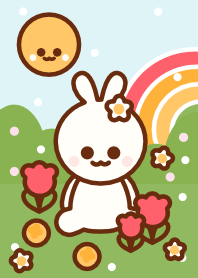 Lovely bunny in the garden 4