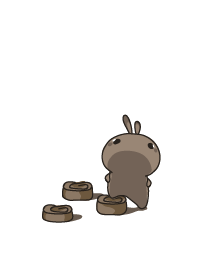 rabbit staring - 157 - tread