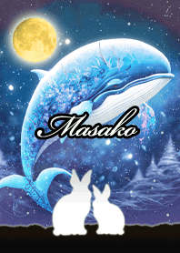 Masako Beautiful rabbit & whale