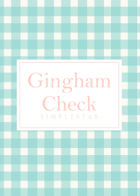 Gingham Check Emerald -SIMPLE STAR-