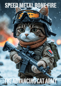 The advancing cat army 12