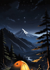 Bright Moon and Dawn 91e05A