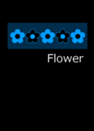 Simple flower and black 4