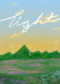 sky, light, flowers and happiness