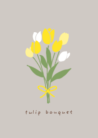tulip bouquet(yellow)