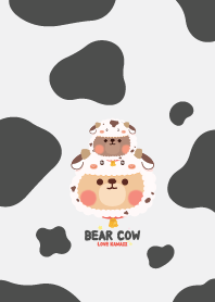 Bear Cow Kawaii Lover