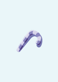 ekstamp candy cane (blue) NO.106.2