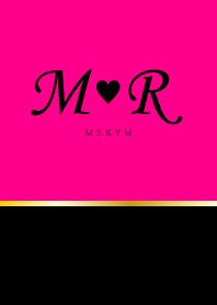 INITIAL -M&R- Pink