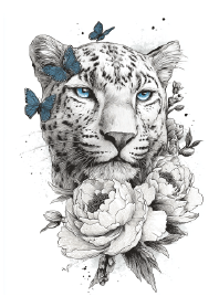 Azure Gaze of the Silent Cat X