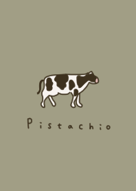 Pistachio milk. Cow.