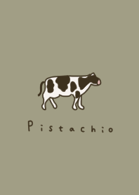 ピスタチオミルク。牛。