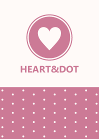 HEART&DOT -MILD PINK-