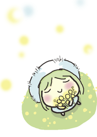 Spring, flowers and girls