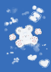 Fluffy little bunny cloud