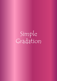 Simple Gradation -GlossyPink 34-