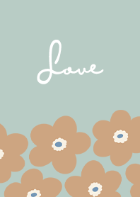 in bloom, flower w / mint